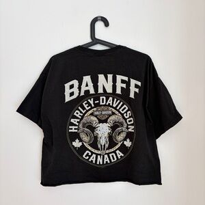 Harley-Davidson // Banff cropped t-shirt